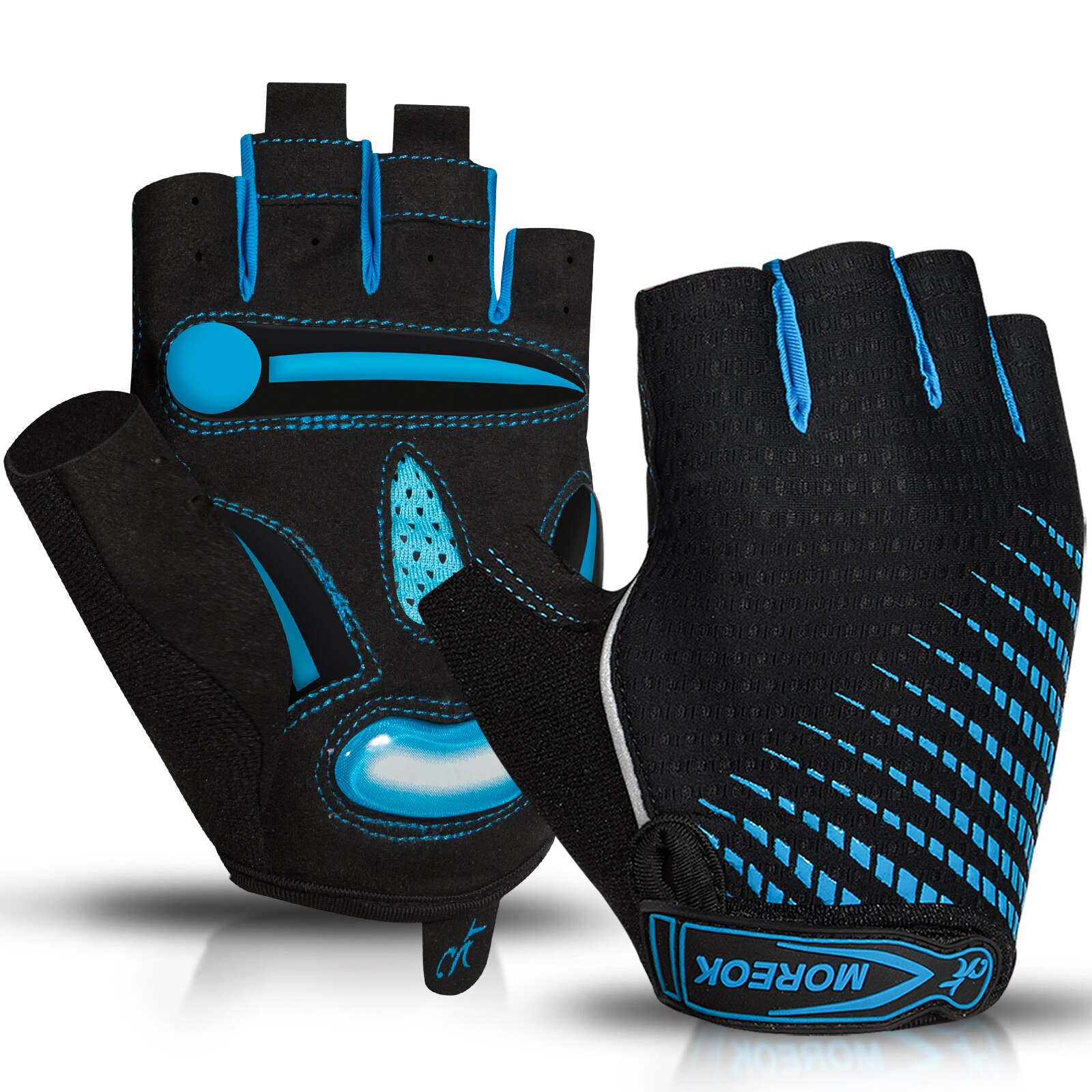 Weightlifting Gloves - MOREOK Cycling Gloves,Breathable Bicycle Gloves,5MM Gel