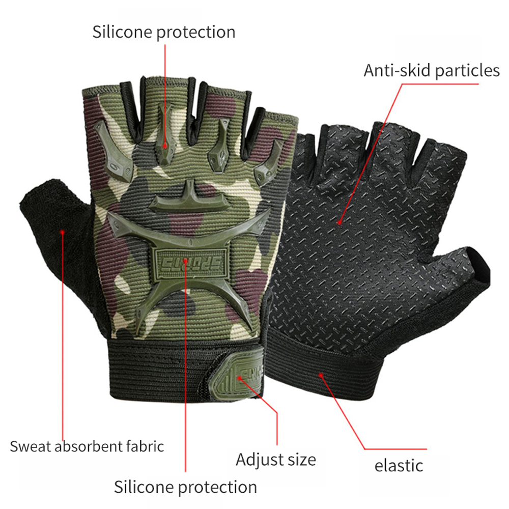 1Pair Kids Sport Gloves,Half F - Weightlifting Gloves recension och pris
