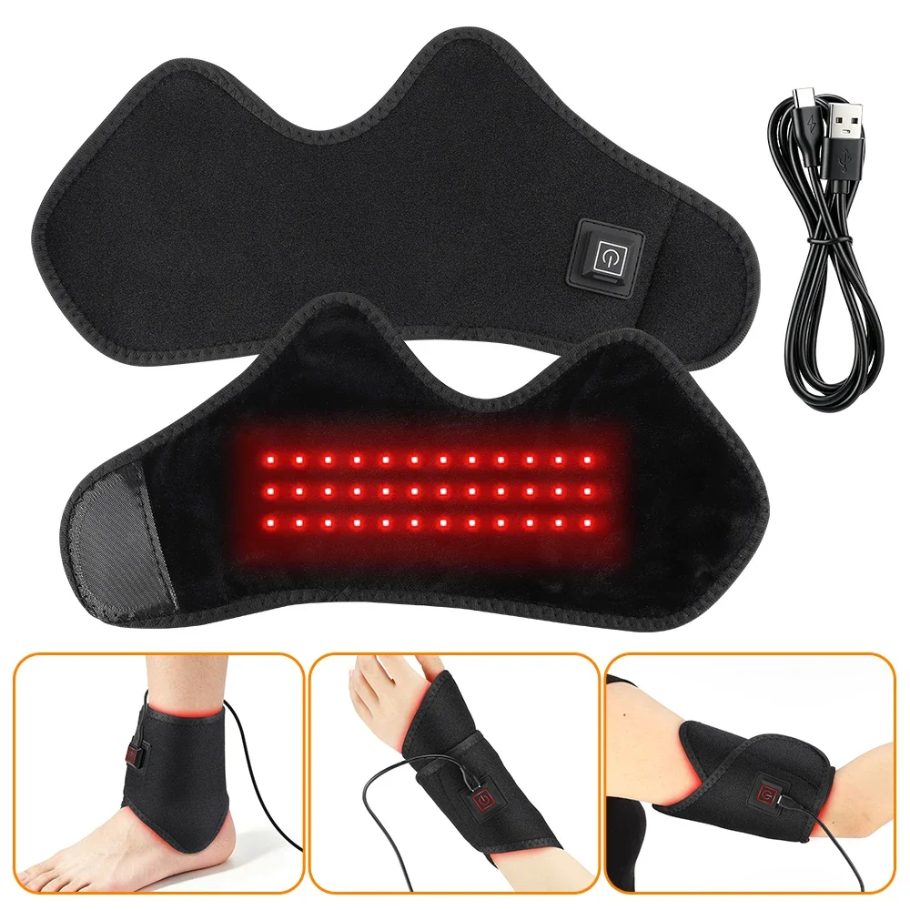Heating Ankle Wrap with Red Li - Wrist Wraps recension och pris