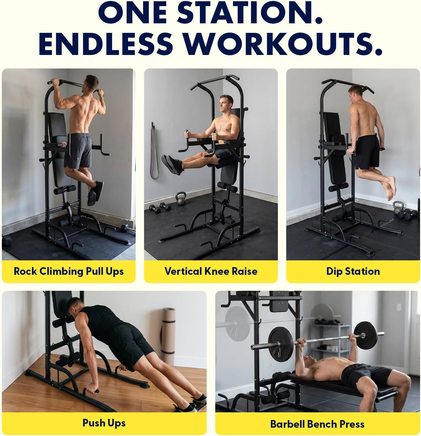 All-in-One Power Tower Pull-Up - Pull Up Bar recension och pris